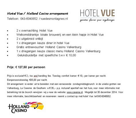holland casino hotel arrangement